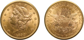 United States Federal republic 1898 S 20 Dollars (Liberty Head - Double Eagle, With motto) Gold (.900) (.100 copper) San Francisco Mint (2575175) 33.5...