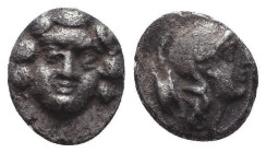 Greek Silver Obol. AR . Circa 4th – 1st C. BC.Reference:Condition: Very Fine

Weight: 1
Diameter: 8,7