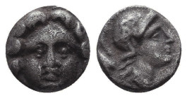 Greek Silver Obol. AR . Circa 4th – 1st C. BC.Reference:Condition: Very Fine

Weight: 0,9
Diameter: 7,8