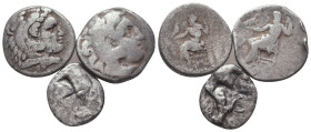 Lot of Greek Silver AR . Circa 4th – 1st C. BC.Reference:Condition: Very Fine

Weight: 9,8
Diameter: lot