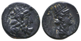 Greek Coin. Ae . Circa 4th – 1st C. BC.Reference:Condition: Very Fine

Weight: 5,6
Diameter: 17,3