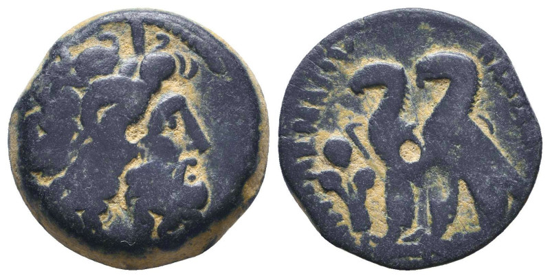 Ptolemaic Kings. 2nd - 1st C. BC. AeCondition: Very Fine

Weight: 6,1
Diamete...