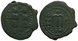 Byzantine Coins, Ae.Condition: Very Fine

Weight: 10,6 gr
Diameter: 29,6 mm