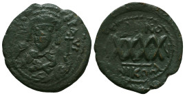 Byzantine Coins, Ae.Condition: Very Fine

Weight: 9,4 gr
Diameter: 26,1 mm