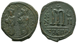 Byzantine Coins, Ae.Condition: Very Fine

Weight: 10 gr
Diameter: 28,2 mm