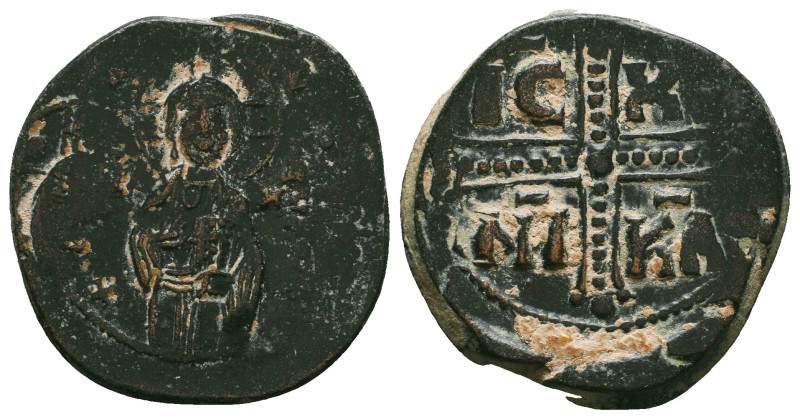 Byzantine Coins, Ae.Condition: Very Fine

Weight: 9,5 gr
Diameter: 29,2 mm