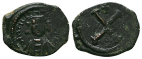 Byzantine Coins, Ae.Condition: Very Fine

Weight: 3,4 gr
Diameter: 21,9 mm