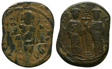 Byzantine Coins, Ae.Condition: Very Fine

Weight: 7,2 gr
Diameter: 29,9 mm