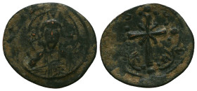Byzantine Coins, Ae.Condition: Very Fine

Weight: 3,6 gr
Diameter: 25,5 mm