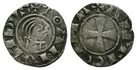 Medieval Coins, Crusaders Ae. Tancred.Condition: Very Fine

Weight: 0,8 gr
Diameter: 16,3 mm