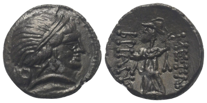 Thrakien. Mesembria.

 Bronze. 3. Jhdt. v. Chr.
Vs: Kopf des Apollon mit Diad...
