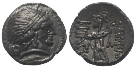 Thrakien. Mesembria.

 Bronze. 3. Jhdt. v. Chr.
Vs: Kopf des Apollon mit Diadem rechts.
Rs: Athena Promachos mit Schild und Lanze nach links schre...