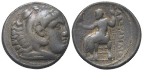 Königreich Makedonien. Alexander III. der Große (336 - 323 v. Chr.).

 Tetradrachme (Silber). 4. - 3. Jhdt. v. Chr.
Vs: Kopf des jugendlichen Herak...