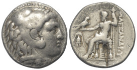 Königreich Makedonien. Alexander III. der Große (336 - 323 v. Chr.).

 Tetradrachme (Silber). Ca. 275 - 270 v. Chr. Pella ?.
Vs: Kopf des jugendlic...