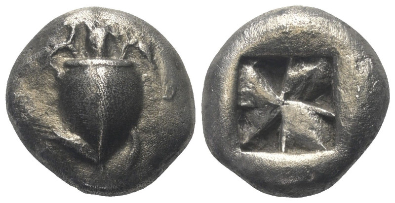 Inseln vor Attika. Aigina.

 Stater (Silber). Ca. 550 - 525 v. Chr.
Vs: Seesc...