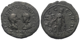 Moesia Inferior. Odessos. Gordianus III. (238 - 244 n. Chr.) und Tranquillina.

 Bronze.
Vs: Drapierte Büsten des Gordianus mit Lorbeerkranz und Pa...