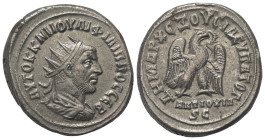 Seleukis und Pierien. Antiochia am Orontes. Philippus I. Arabs (244 - 249 n. Chr.).

 Tetradrachme (Billon). Ca. 247 n. Chr.
Vs: Büste in Rückansic...
