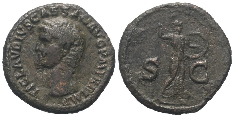 Claudius (41 - 54 n. Chr.).

 As. 41 - 42 n. Chr. Rom.
Vs: TI CLAVDIVS CAESAR...