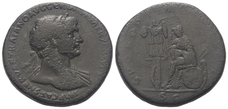 Traianus (98 - 117 n. Chr.).

 Sesterz. 108 - 110 n. Chr. Rom.
Vs.: IMP CAES ...