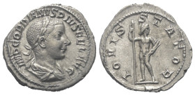 Gordianus III. (238 - 244 n. Chr.).

 Denar (Silber). 241 - 243 n. Chr. Rom.
Vs: IMP GORDIANVS PIVS FEL AVG. Büste mit Lorbeerkranz, Paludament und...