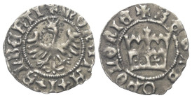 Polen - Königreich (1306 - 1506). Jan Olbracht (1492 - 1501).

 Halbgroschen (Silber). Krakau (Kraków).
Vs: + MONETA * I * ALBERTI: Adler.
Rs: + R...