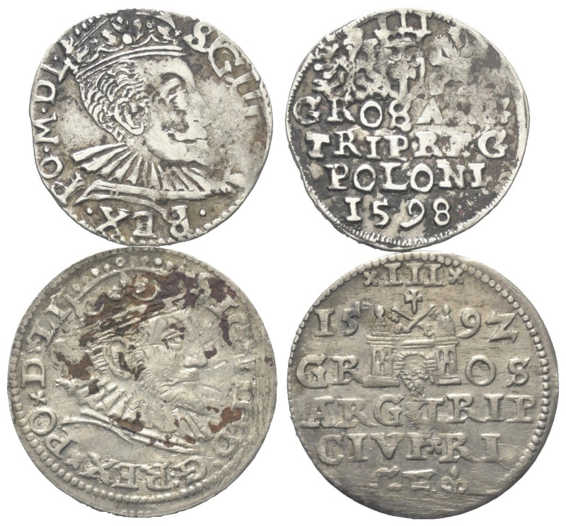 Polen. Königreich. Sigismund III. Wasa (1587 - 1632).

 Dreigröscher (Silber)....