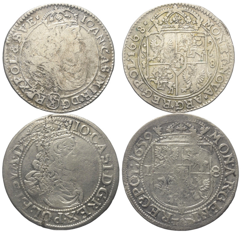 Polen. Königreich. Johann II. Kasimir (1649-1668).

 Ort (Silber). 1659 und 16...