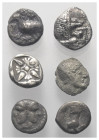 Griechische Münzen - Lots.


Unter anderem: Lampsakos (Mysien) / Abydos (Troas) / Ephesos / Milet (Ionien).

Lot (6 Stück, Silber): Diobol, Obol,...