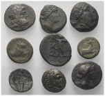 Griechische Münzen - Lots.


Unter anderem: Mylasa (Karien) / Seleukeia (Lydien) / Perge (Pamphylien) / Selge (Pisidien).

Lot (9 Stück): Bronze;...