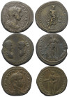 Provinzialrömische Münzen - Lots.


Moesia Inferior.

Lot (3 Stück): Bronze; 3. Jhdt. n. Chr.

Sehr schön.

Verkauft wie besehen, keine Rückg...