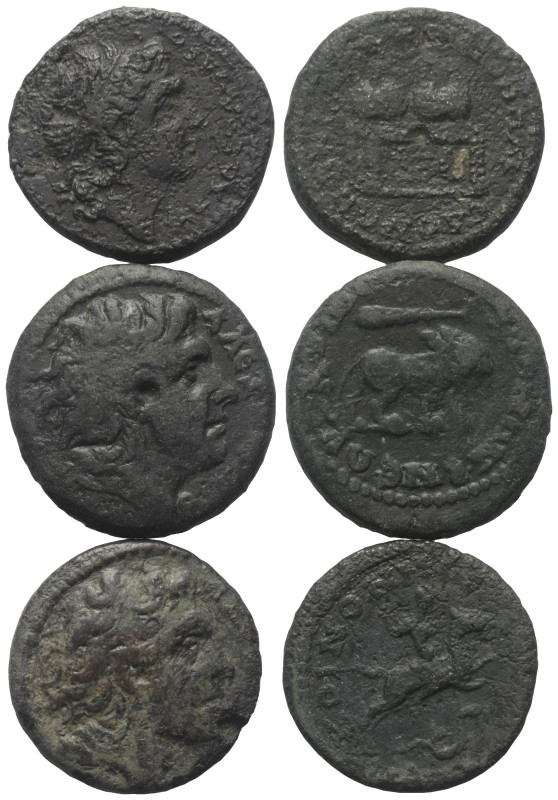Provinzialrömische Münzen - Lots.


Makedonien.

Lot (3 Stück): Bronze; 3. ...