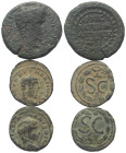 Provinzialrömische Münzen - Lots.


Seleukis und Pierien.

Lot (3 Stück): Bronze; 1. - 3. Jhdt. n. Chr.

Sehr schön.

Verkauft wie besehen, k...