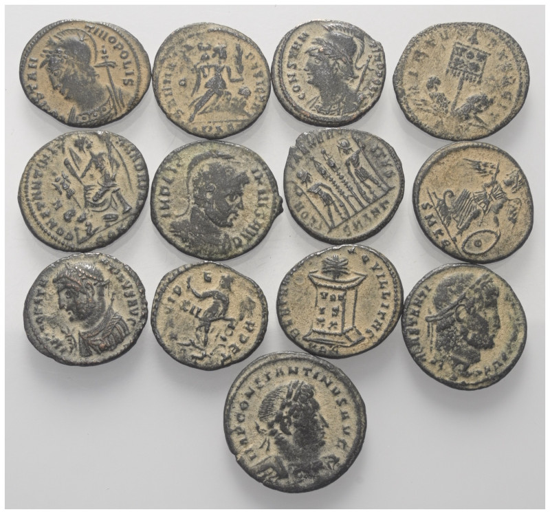 Römische Münzen - Lots. Kaiserzeit.


Lot (13 Stück, Kupfer): Folles des Cons...