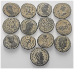Römische Münzen - Lots. Kaiserzeit.


Lot (13 Stück, Kupfer): Folles des Constantinus I. (307 - 337 n. Chr.).
Unter anderem drei Prägungen auf die...