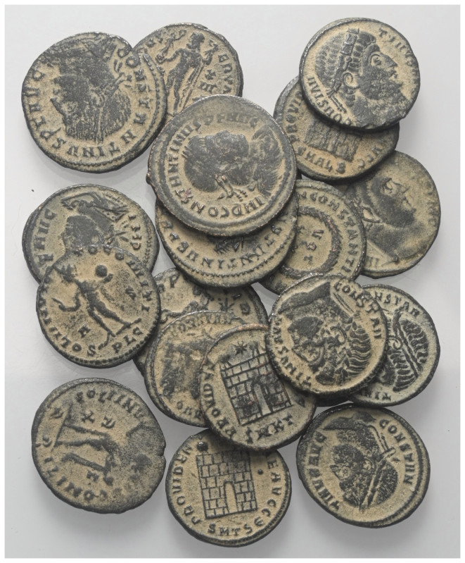 Römische Münzen - Lots. Kaiserzeit.


Lot (20 Stück, Kupfer): Folles des Cons...
