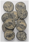 Römische Münzen - Lots. Kaiserzeit.


Lot (10 Stück, Kupfer): Maiorinen und Centenionales des Constantius II. (337 - 361 n. Chr.).

Patina, meist...