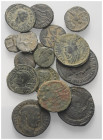 Römische Münzen - Lots. Kaiserzeit.


Lot (16 Stück, Kupferlegierung): Römische Kleinbronzen aus dem späten 3. Jh. (Severina), aus der Zeit der Tet...