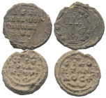 Siegel, Plomben, Tesserae - Lots.


Byzantinische Siegel.

Lot (2 Stück, Blei): 9. - 15. Jhdt.

Schön - sehr schön.

Verkauft wie besehen, ke...