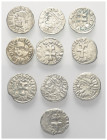 Mittelalter - Lots.


Ungarn.
Ludwig I. (1342 - 1382).

Lot (10 Stück, Silber): Denare.
Vs: Sarazenenkopf links.
Rs: Doppelkreuz / Doppelkreuz...