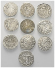 Europa - Lots.


Ungarn.
Rudolf II. (1576 - 1608).

Lot (10 Stück, Silber): Denare.
Vs: Wappen.
Rs: Madonna mit Kind frontal thronend. Verschi...