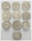 Europa - Lots.


Ungarn.
Matthias II. (1608 - 1619).

Lot (10 Stück, Silber): Denare.
Vs: Wappen.
Rs: Madonna mit Kind frontal thronend. Versc...