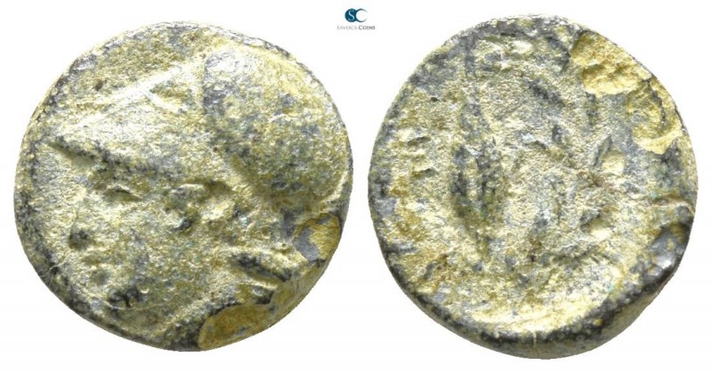 Aeolis. Elaia circa 340-300 BC. 
Bronze Æ

9mm., 1,36g.



very fine