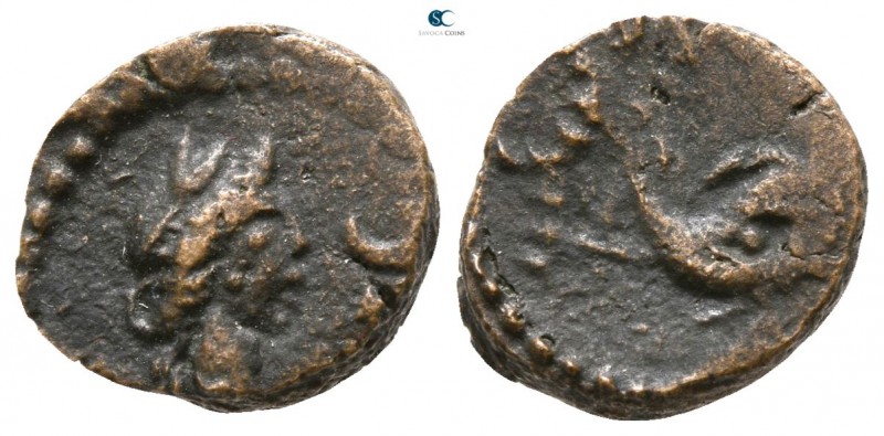 Gaul. Massalia after 49 BC. 
Bronze Æ

11mm., 1,48g.



very fine