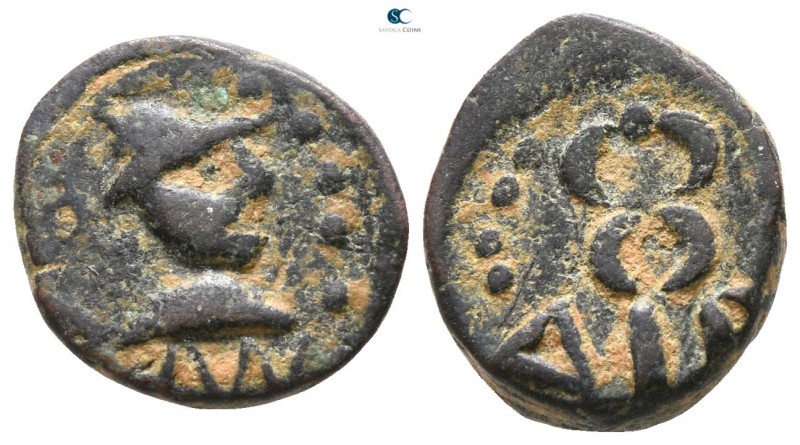 Gaul. Massalia after 49 BC. 
Bronze Æ

13mm., 2,52g.



nearly very fine