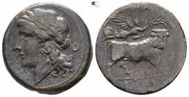 Campania. Neapolis 275-250 BC. Bronze Æ