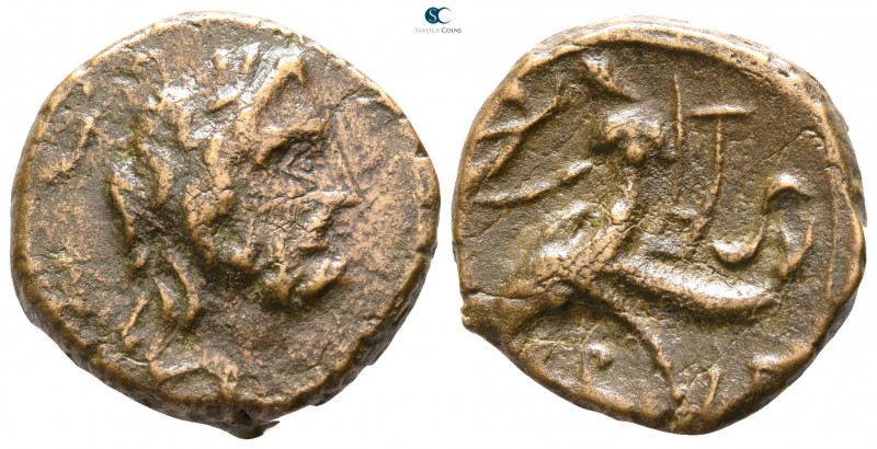 Calabria. Brundisium circa 215 BC. 
Uncia AE

18mm., 6,86g.



nearly ver...