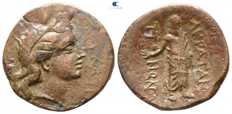 Sicily. Akragas circa 300-200 BC. 
Bronze Æ

18mm., 5,02g.



very fine