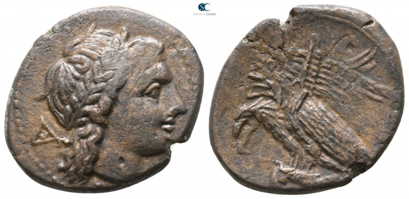 Sicily. Akragas. Phintias. Tyrant 287-279 BC. 
Bronze Æ

21mm., 5,80g.


...