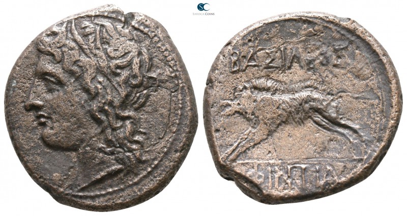 Sicily. Akragas. Phintias. Tyrant 287 BC-AD 279. 
Bronze Æ

20mm., 5,90g.

...