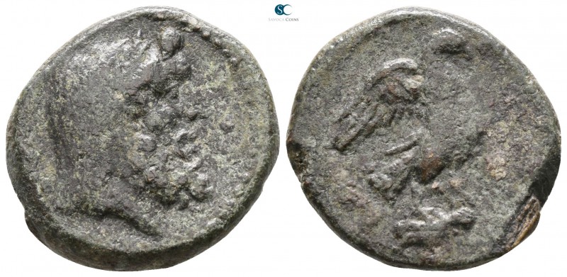 Sicily. Alontion circa 220-180 BC. 
Bronze Æ

21mm., 7,73g.



nearly ver...